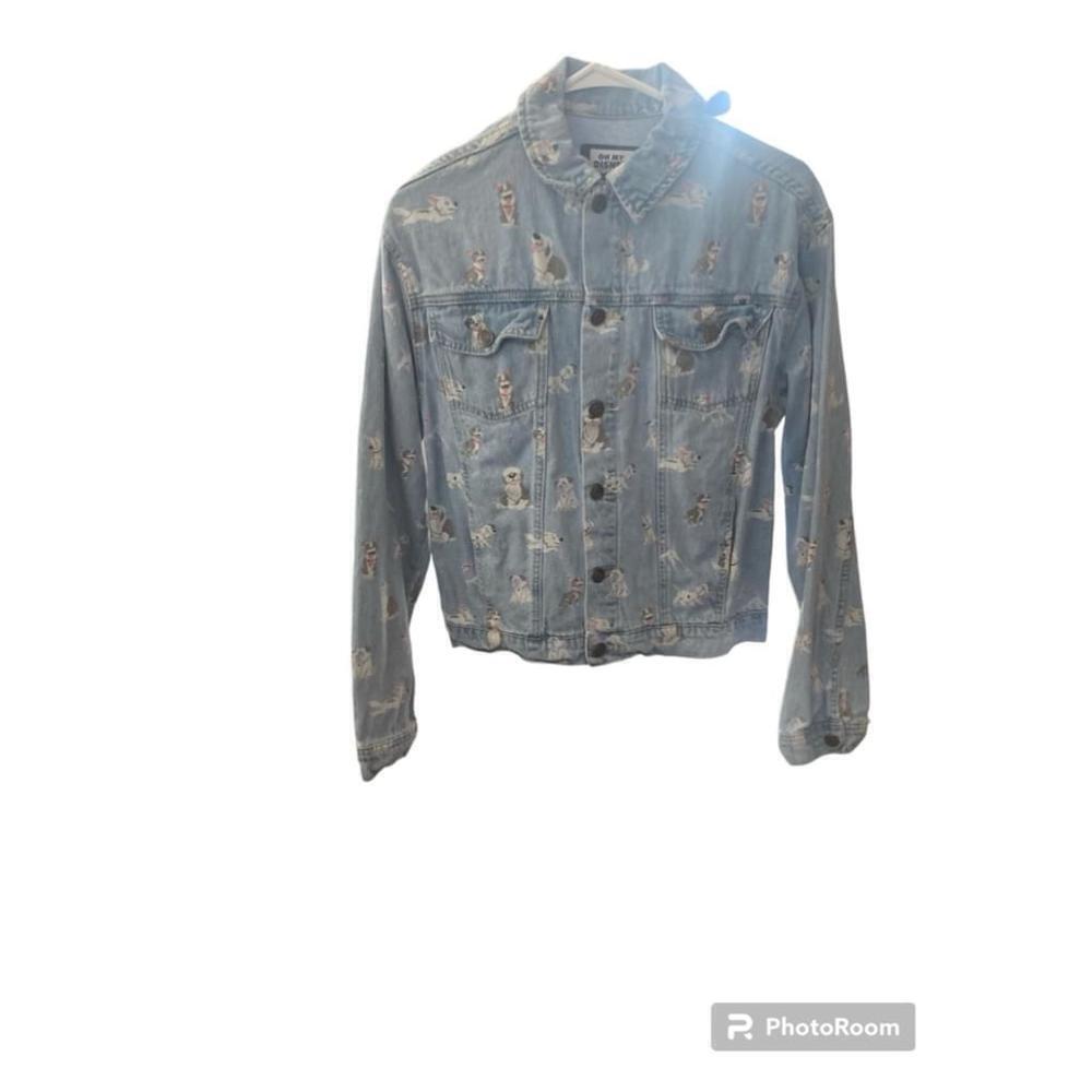 Disney denim jacket with all the Disney dogs on it size XS